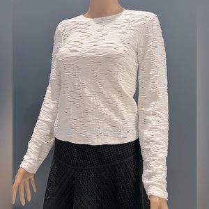 White Crimped Shirt size XS Armani exchange
